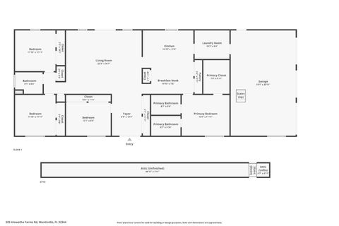 Tiny photo for 925 HIAWATHA FARMS Road, Monticello, FL 32344 (MLS # 399015)