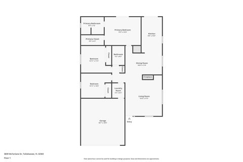 Tiny photo for 3839 McFarlane Drive, Tallahassee, FL 32303 (MLS # 392293)