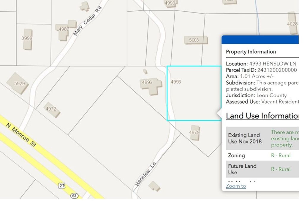 Photo of 4993 HENSLOW Lane, Tallahassee, FL 32303 (MLS # 395597)