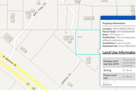 4993 HENSLOW Lane Tallahassee FL 32303