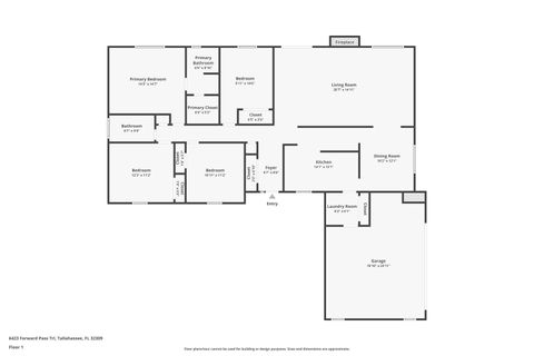 Tiny photo for 6423 Forward Pass Trail, Tallahassee, FL 32309 (MLS # 400130)