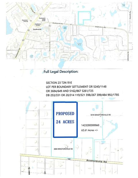 Tiny photo for XXXX Bradfordville Road, Tallahassee, FL 32309 (MLS # 395779)