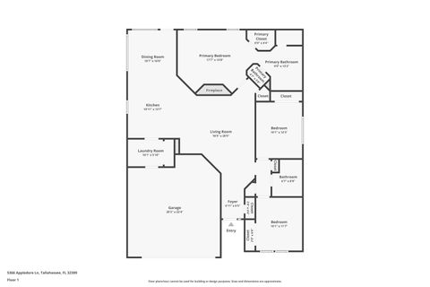Tiny photo for 5366 APPLEDORE Lane, Tallahassee, FL 32309 (MLS # 399969)