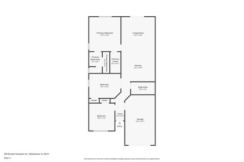 Tiny photo for 559 Brooke Hampton Drive, Tallahassee, FL 32311 (MLS # 391415)