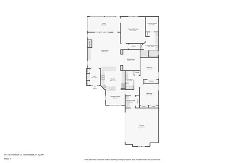 Tiny photo for 4512 Cavendish Court, Tallahassee, FL 32309 (MLS # 401681)