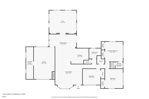 Tiny photo for 1120 Sarasota Drive, Tallahassee, FL 32301 (MLS # 393427)