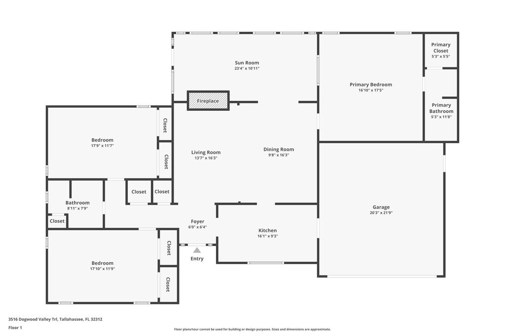 Photo of 3516 Dogwood Valley Trail, Tallahassee, FL 32312 (MLS # 392087)