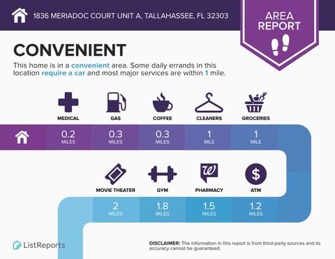 Tiny photo for 1836 Meriadoc Court #A, Tallahassee, FL 32303 (MLS # 398644)