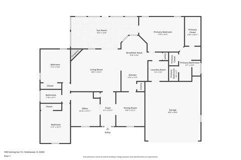 Tiny photo for 1993 Setting Sun Trail, Tallahassee, FL 32303 (MLS # 392751)