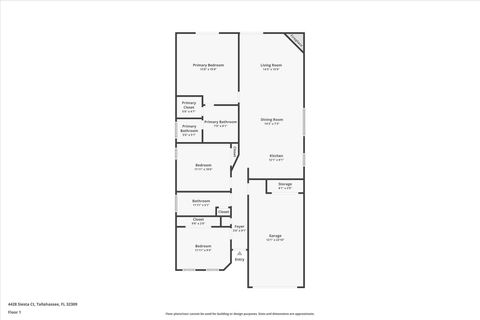 Tiny photo for 4428 SIESTA Court, Tallahassee, FL 32309 (MLS # 391371)