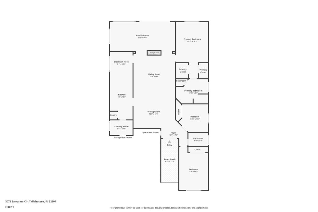 Photo of 3078 Sawgrass Circle, Tallahassee, FL 32309 (MLS # 402237)