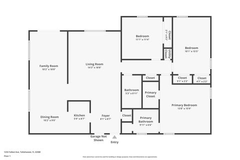Tiny photo for 1233 Talbot Avenue, Tallahassee, FL 32308 (MLS # 388492)