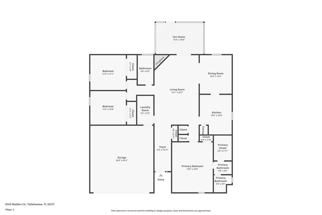 Photo of 6743 WALDEN Circle, Tallahassee, FL 32317 (MLS # 397240)