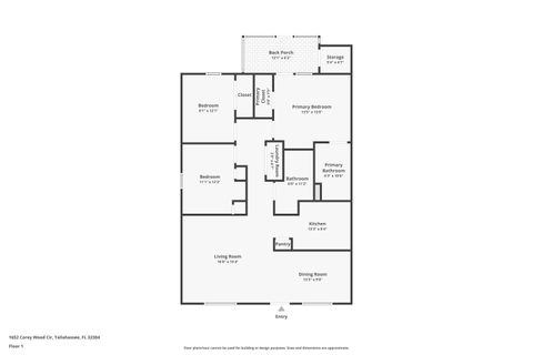 Tiny photo for 1652 COREY WOOD Circle, Tallahassee, FL 32304 (MLS # 395670)