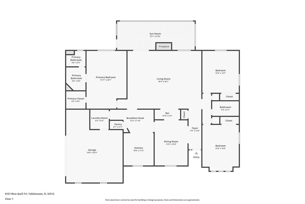 Photo of 8157 Blue Quill Trail, Tallahassee, FL 32312 (MLS # 389958)