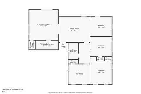 Tiny photo for 1830 Tyndall Drive, Tallahassee, FL 32304 (MLS # 399176)