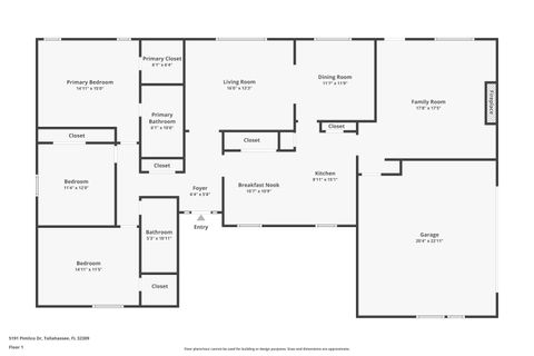 Tiny photo for 5101 Pimlico Drive, Tallahassee, FL 32309 (MLS # 394982)