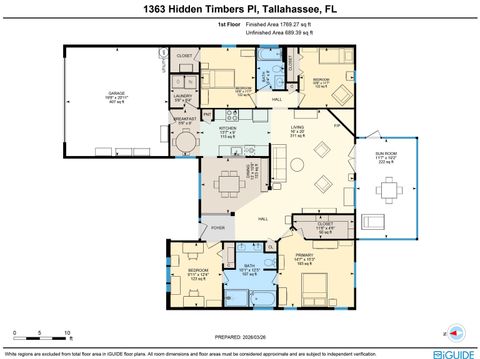 Tiny photo for 1363 HIDDEN TIMBERS Place, Tallahassee, FL 32312 (MLS # 397838)