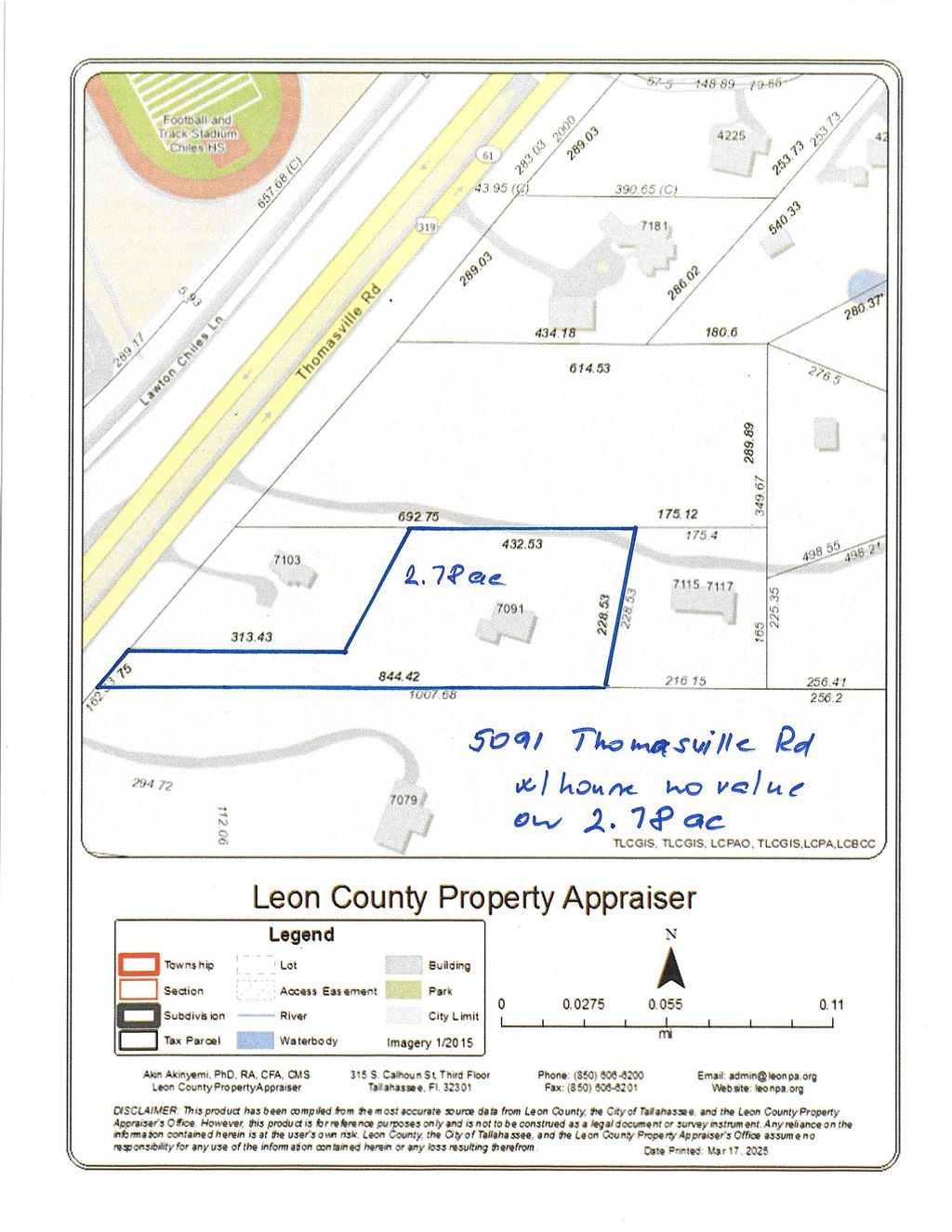 Photo of 7091 THOMASVILLE Road, Tallahassee, FL 32312 (MLS # 390502)