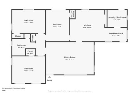Tiny photo for 944 Spottswood Drive, Tallahassee, FL 32308 (MLS # 401559)