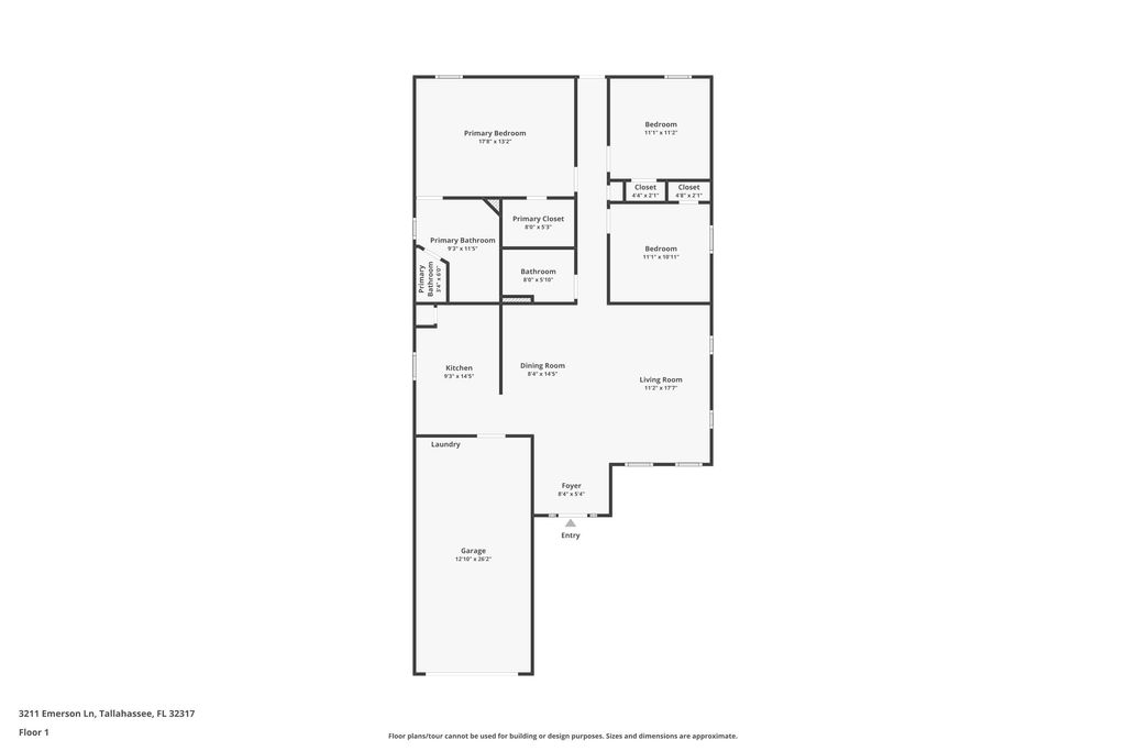 Photo of 3211 Emerson Lane, Tallahassee, FL 32317 (MLS # 399204)