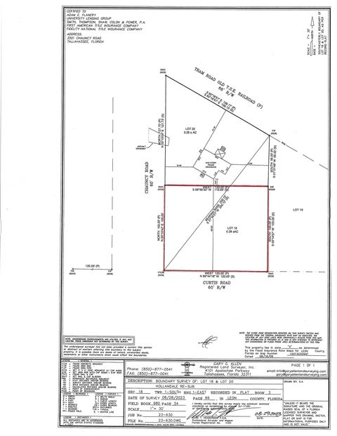 Photo of X CHAUNCY Road, Tallahassee, FL 32305 (MLS # 382601)