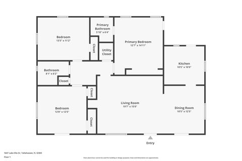 Tiny photo for 1647 Lake Ella Drive, Tallahassee, FL 32303 (MLS # 394078)