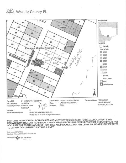Photo of BL Coastal Highway, Panacea, FL 32346 (MLS # 401760)