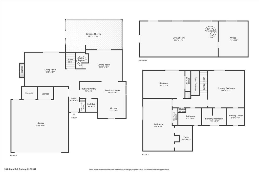 Photo of 551 GOULD Road, Quincy, FL 32351 (MLS # 391709)