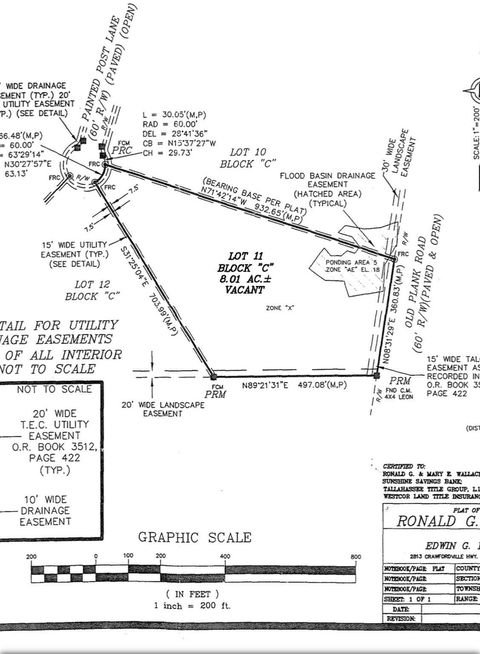 Tiny photo for Lot C-11 Painted Post Lane, Woodville, FL 32305 (MLS # 391805)