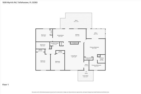 Tiny photo for 1830 Myrick Road, Tallahassee, FL 32303 (MLS # 401362)