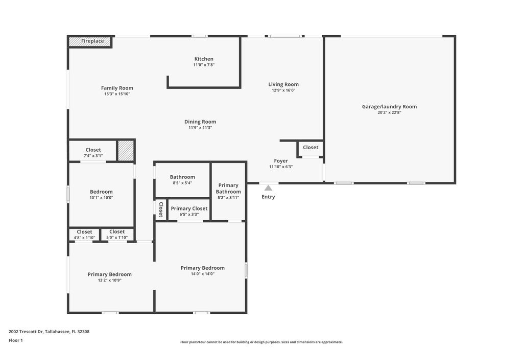 Photo of 2002 TRESCOTT Drive, Tallahassee, FL 32308 (MLS # 398918)