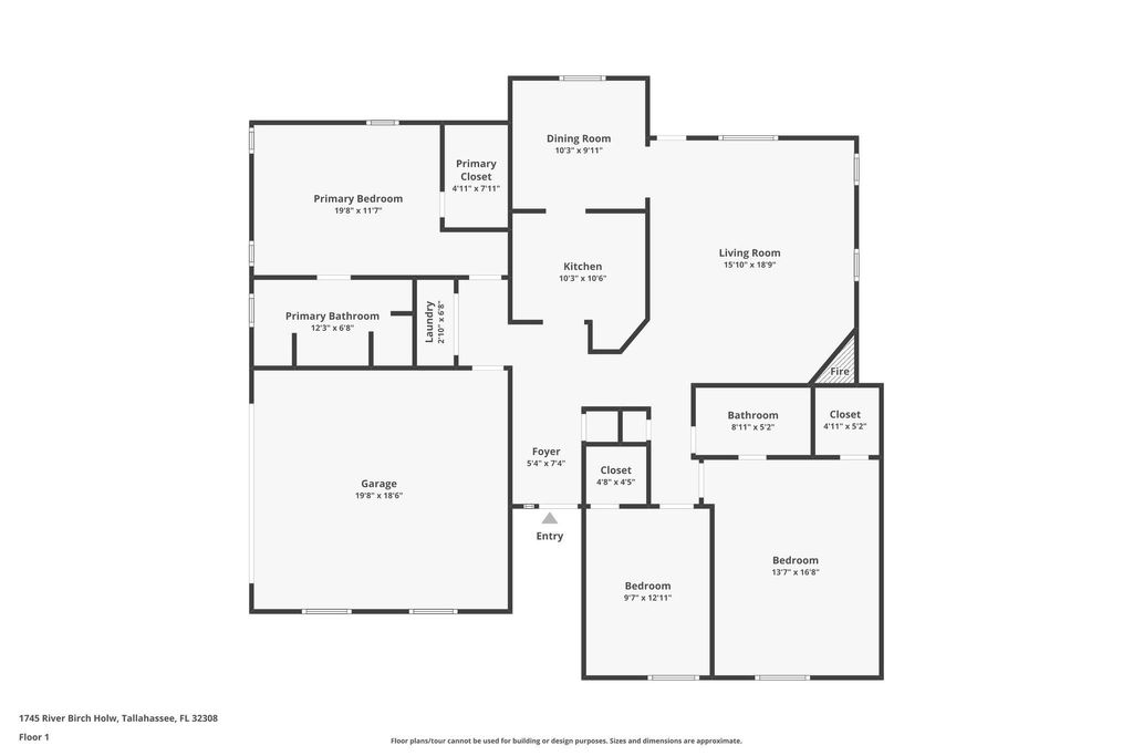 Photo of 1745 Riverbirch Hollow, Tallahassee, FL 32308 (MLS # 397881)