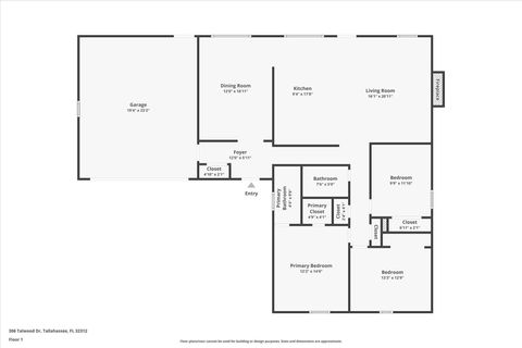 Tiny photo for 306 Talwood Drive, Tallahassee, FL 32312 (MLS # 392232)