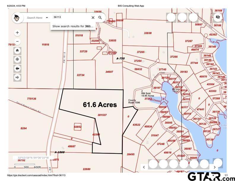 TBD County Road 1596 (61.63 Acres)