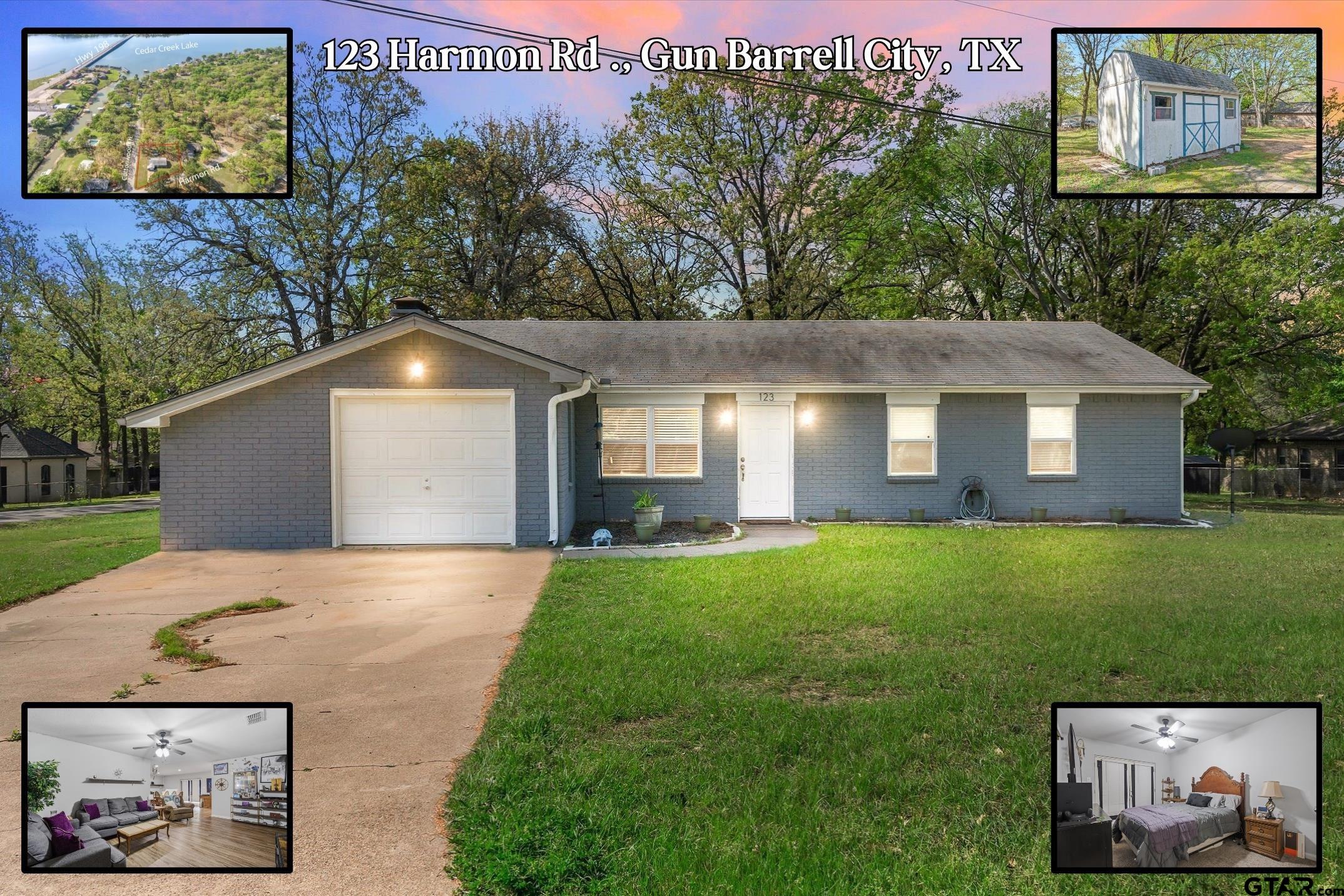 Photo 1 of 36 — 123 Harmon Road, Gun Barrel City, TX 75156