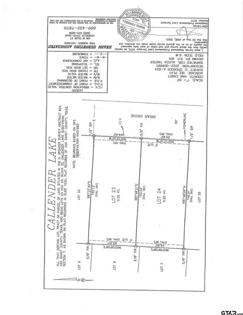 LOT 23 Briar Gove Murchison TX 75778