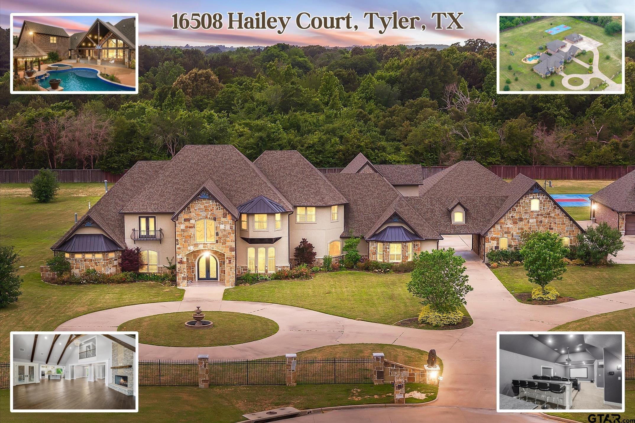 16508 Hailey Ct, Tyler, TX, 75703, USA, 6 Bedrooms Bedrooms, ,9 BathroomsBathrooms,Residential,Active,16508 Hailey Ct,26007705