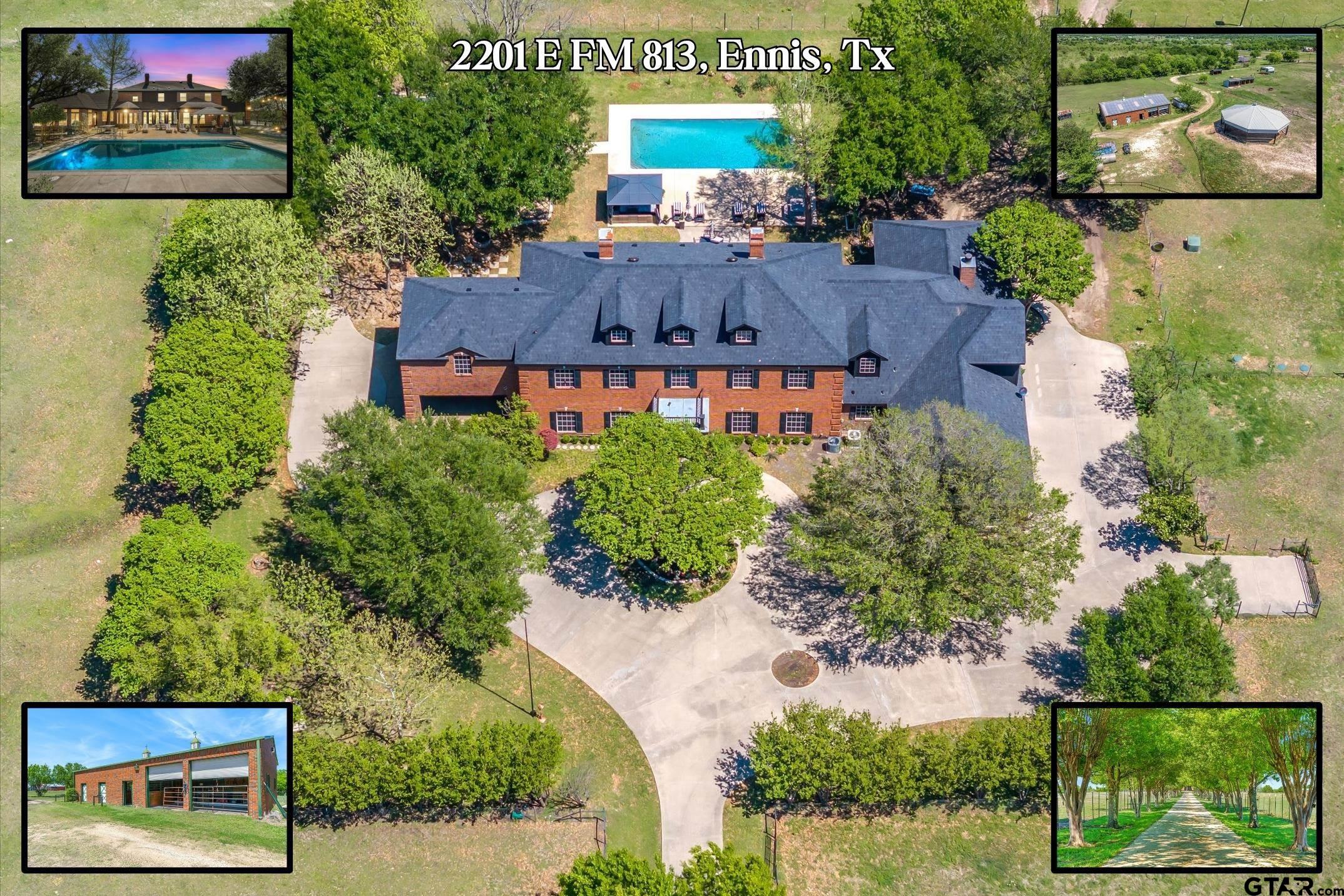2201 E Fm 813, Ennis, TX, 75119, USA, 5 Bedrooms Bedrooms, ,6 BathroomsBathrooms,Residential,Active,2201 E Fm 813,26006372