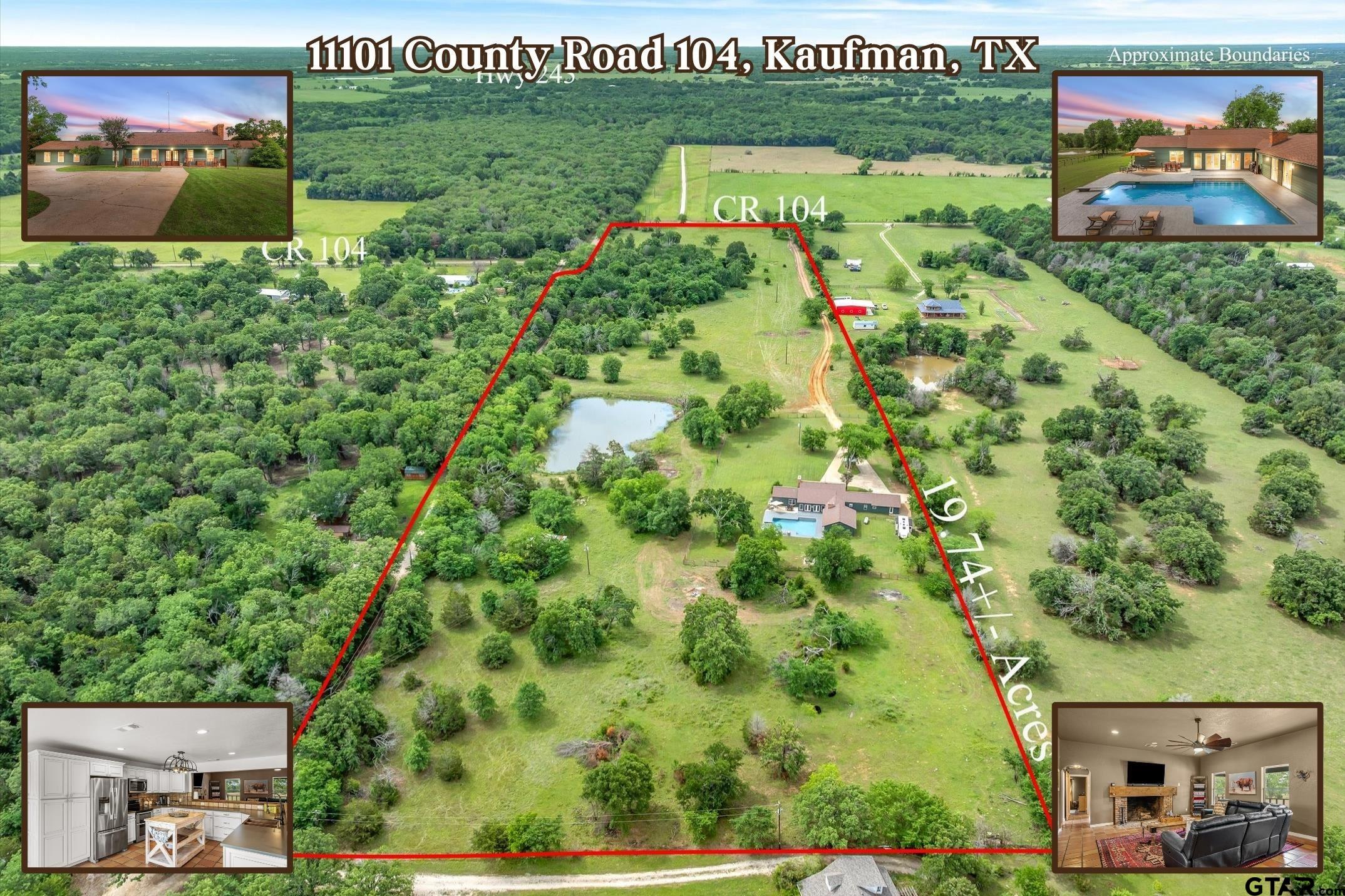 11101 County Road 104, Kaufman, TX, 75142, USA, 4 Bedrooms Bedrooms, ,3 BathroomsBathrooms,Residential,Active,11101 County Road 104,26006446