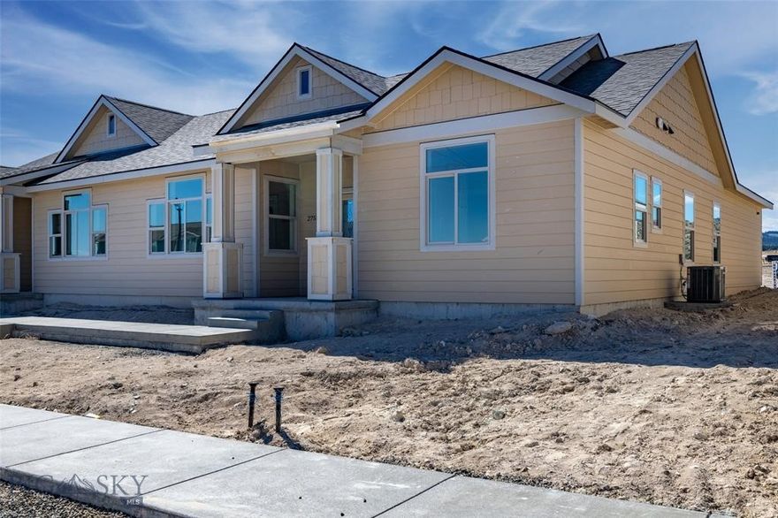 Enjoy the mountain views and watch the wildlife from your back porch! This bright and open condo offers 2 bedrooms and 2 baths plus a bonus room! A covered back porch area for outdoor entertaining plus room for the barbeque. City water and sewer but country living just 10 minutes from Helena! Features include 9' ceilings, vaulted ceilings, marble counter tops, tiled baths and and step in shower and walk in closet in the master suite. The upscale finishes includes stainless steel appliances, a dedicated dining or office area with built in desk, a pantry, coffee bar and front entry closet. Mountain View Meadows offer community living with walk paths, play ground, tennis courts and hidden seating areas. If you want to spend your free time playing and not working on your home this is the right choice!