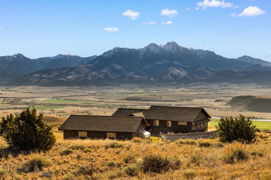 Experience the magic of Montana living in this cozy single-level home perfectly positioned on 23 private acres overlooking breathtaking Paradise Valley. Offering 1,372 square feet of thoughtfully designed living space, this 2-bedroom, 2-bathroom retreat blends comfort, simplicity, and stunning natural beauty. Expansive windows fill the home with natural light while framing panoramic views of the Yellowstone River, Paradise Valley, and the majestic Absaroka Mountain Range—creating a backdrop that changes with every season. The open-concept layout features a welcoming living area, a well-equipped kitchen, and comfortable bedrooms, each oriented to take in the sweeping scenery. Enjoy endless Montana skies and serene surroundings, ideal for wildlife viewing, stargazing, or simply soaking in the peace and quiet. A detached 3-car garage provides ample space for vehicles, gear, and workshop needs. With 23 acres of land, there’s plenty of room to explore, expand, or simply enjoy the privacy and space this property affords. Perfectly situated just 30 miles from Yellowstone National Park and the charming town of Livingston, this property offers the best of both worlds—tranquil seclusion with easy access to adventure, amenities, and some of the most iconic landscapes in Montana.