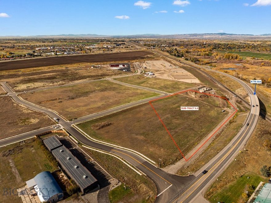 State land lease transfer with improvements. This industrial property is ready for your development. Build your property with ease by accessing land at a reasonable rate through a 99 year lease with the state of Montana. All utilities and improvements finished. Unbelievable location between I-90 and Frontage off of Nth 7th. Easy access to amenities. This parcel is ready for your development.