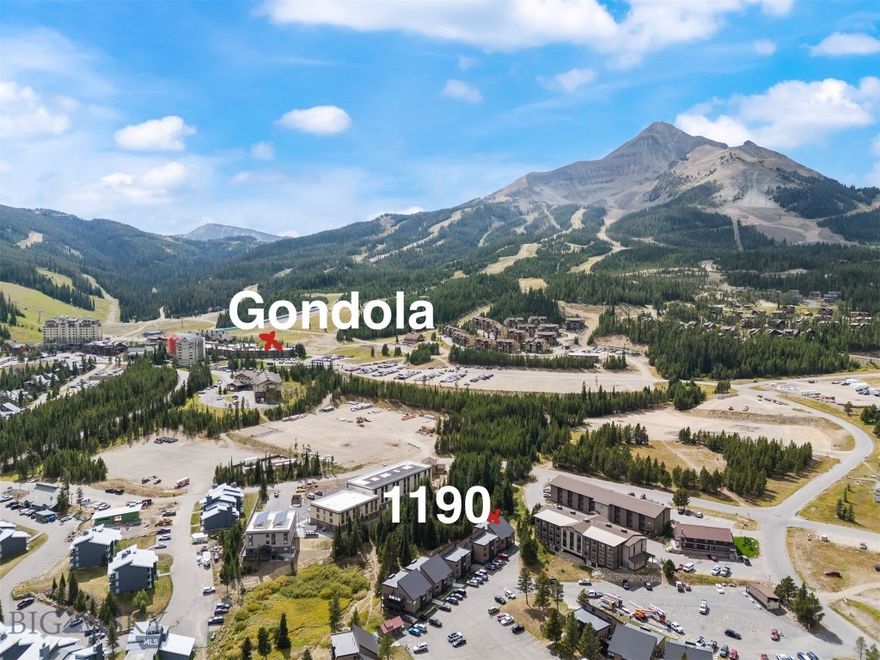 Welcome to Unit 1190 – St. Moritz Building | 440 SQ FT End-Unit Studio with Lone Peak Views

Rental-ready Mountain Village Condo with extensive, high-return, rental history.

Discover effortless mountain living in this well-designed end-unit studio located in the sought-after St. Moritz Building, conveniently located near Big Sky Resort. Set against the breathtaking backdrop of Big Sky Country, Unit 1190 offers the ultimate basecamp for year-round alpine adventures.

This efficient 440 square foot studio features thoughtfully updated finishes, and two large windows that fill the space with natural light and capture the peaceful sound of the adjacent babbling creek, which flows into nearby Lake Levinsky. Step out onto your deck and enjoy unobstructed views of Lone Peak— perfect for morning coffee or relaxing after a day outdoors.


The interior includes a modern kitchen, updated bathroom, and a versatile living/sleeping area designed for both comfort and functionality. Recent building upgrades, including new siding and roofing, enhance long-term value and curb appeal.

Positioned alongside a scenic walking trail and the tranquil creek, this unit also offers easy access to the new Big Sky Resort Explorer Gondola, set to open in winter 2025. As the closest Hill Condo to the new Gondola, it provides unmatched access to world-class skiing, biking, and mountain recreation right from your doorstep.

In addition to its comfort and location, Unit 1190 also boasts a robust rental history, making it an excellent opportunity for investors or buyers seeking income potential.

Whether you're looking for a weekend escape, a full-time home, or a smart investment, Unit 1190 delivers comfort, convenience, and authentic alpine charm in one exceptional package.