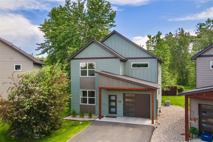 Looking for the ultimate in lock and leave lifestyle but still want the feel of a single-family home?  26 Locomotive Loop is the perfect place to make your own.  Well maintained 3 bedrooms, 2.5 bath detached condo is located in the prime spot in the development. Back patio backs up to a trail that will take you the Gallatin River and enjoys additional privacy provided by the lush and mature trees.  Inside this unit is well maintained with quartz counters, white cabinetry and stainless appliances in the kitchen. Laundry is conveniently located upstairs next to gorgeous master suite where the bathroom has heated tile floors and spacious tiled walk-in shower.  Additional bedrooms are spacious and have ceiling fans in addition to central a/c.  Single attached garage is extra deep for additional storage.