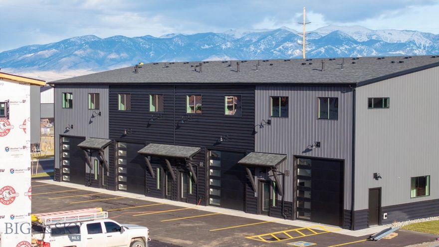 NEW CONSTRUCTION LUXURY 3 BED / 3 BATH 2415 SF LIVE/WORK 4 PLEXUS.  Two Bed with Two full baths with 1242 SF located on the second level and a huge heated 1173 SF shop on the main level with an office/studio, kitchenette, and bathroom. Living area has a nice floor plan with an open kitchen with island, and a true master suite. Living area includes- Granite countertops, central air and heating, large kitchen, and a balcony. Shop area includes- 12' high garage door, 14' ceilings, heated, kitchenette, office/studio with heat and cooling, 3/4 bath, epoxy floors, hot and cold hose bibs, upper mezzanine for storage, 40' deep shop space with separate entrance.   Seller is a licensed Broker in the state of Montana.