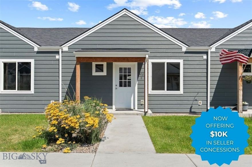Welcome to Your Perfect Montana Retreat! Nestled in a peaceful neighborhood right in the heart of charming Livingston, this beautifully maintained 2-bedroom, 1-bathroom condo offers 680 sq ft of thoughtfully designed, single-level living — combining comfort and modern style seamlessly. Surrounded by stunning views, this home invites you to experience Montana’s natural beauty every day. The bright, open floor plan features soaring vaulted ceilings, sleek black appliances, and a stylish tiled backsplash complemented by durable, attractive LVT flooring. The carpeted bedrooms provide a cozy, restful haven at the end of the day, while the detached 1-car garage offers practical space to store your gear and adventures. Enjoy the unbeatable location — just minutes from downtown’s vibrant restaurants, art galleries, and local culture. You’re less than a mile from the serene Yellowstone River, a short drive to top-rated Livingston Healthcare, only 30 minutes to Bozeman, and about 80 miles from the breathtaking wonders of Yellowstone National Park. Take in stunning mountain views from your doorstep, embrace easy, low-maintenance living, and make this your ideal primary home, weekend getaway, or savvy investment in Montana’s beauty. Don’t miss this incredible opportunity — schedule your tour today and start living your Montana dream!