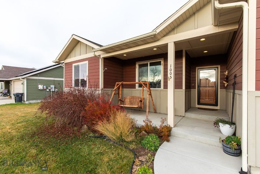 Welcome to 1005 Las Campanas. This charming 3-bedroom, 2-bath home featuring central A/C, a cozy gas fireplace, private back patio, and beautifully landscaped yard with underground sprinklers. It is also wired with a Smart Home system for modern convenience and connected living. Great location in Belgrade, with easy access to Downtown Belgrade, the airport, and Bozeman. Come take a look today at this wonderful home!