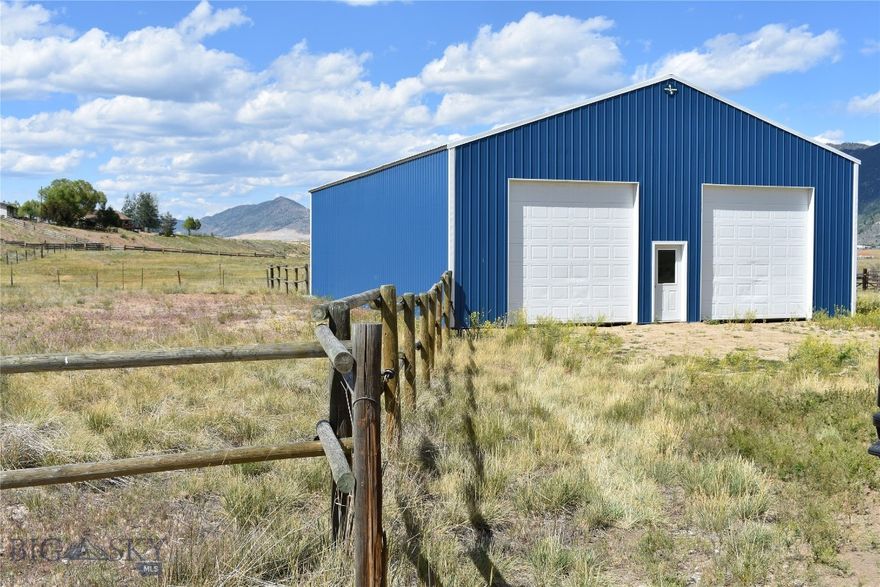 The perfect property for a new home close to town already set up with - turnkey horse pasture consisting of 15.91 acres, 40'x60'x14' Pole Barn with 2- 12' doors and 1 man door, 24'x12' 3-sided shelter with attached 10'x6' storage or tack room, 12'x6' stall for hay storage, 100' deep well rated at 50GPM with Ritchie heated waterer, 50' Round pen, Power on the property and Natural gas is close. The property has a year-round creek with willows for additional shelter. The property is served by an easement and is close to town.