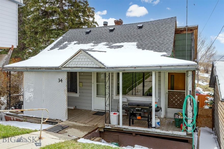 Welcome home to this charming Butte gem on Center Street! Offering approximately 1,500 sq ft, this inviting 3-bedroom, 2-bath home blends comfort, functionality, and thoughtful updates throughout.
Step inside to a spacious living room with plenty of room for both relaxing and entertaining, plus space for a dining area. The main level flows into the kitchen, with convenient access to a bedroom and bathroom just off the back of the home. Downstairs, you’ll find two additional bedrooms, a full bathroom, and a large sunroom that creates the perfect bonus space for a second living area, home office, workout room, or cozy retreat—complete with a walk-out door for added convenience. Major updates provide peace of mind, including a newer heating system, hot water tank, and a roof replaced approximately 5 years ago. Whether you’re looking for your first home, extra space, or an investment opportunity, this cute and well-maintained property offers flexibility, value, and plenty of charm in the heart of Butte. Don’t miss your chance to make this Center Street cutie your own!